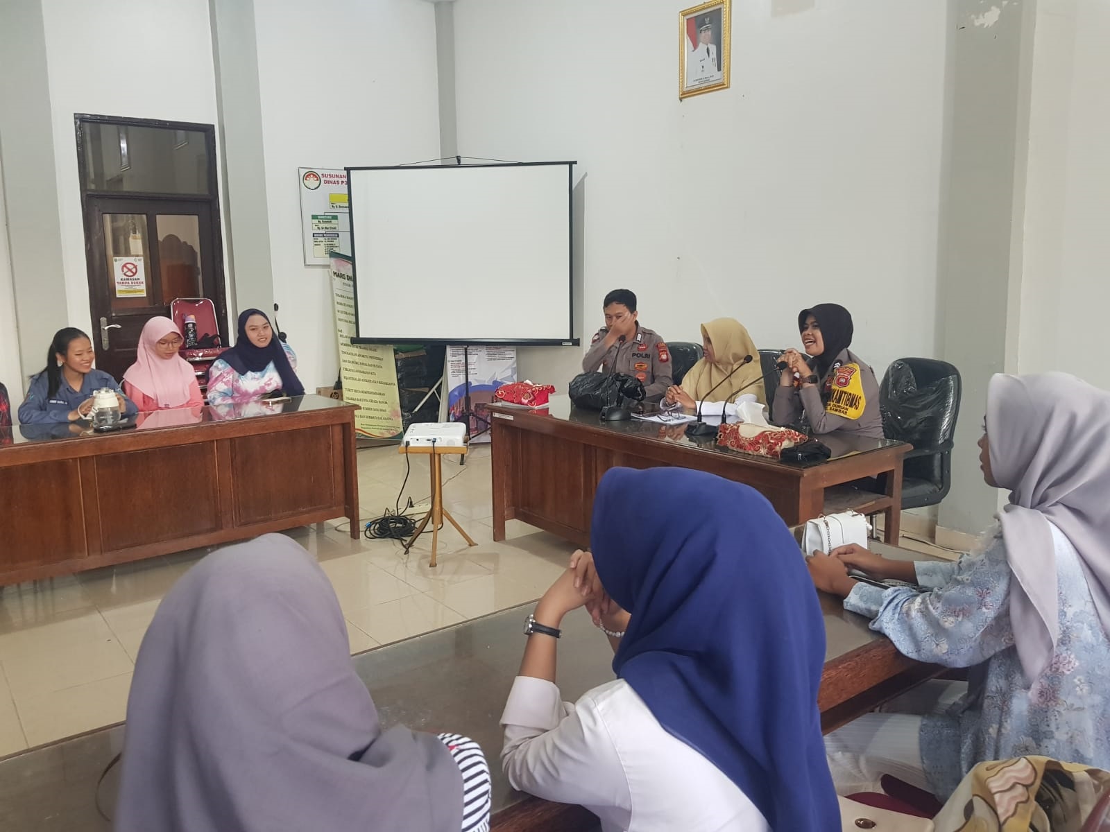 CEGAH PERUNDUNGAN: Kegiatan yang digelar Polres Sambas dalam rangka cegah perundungan.