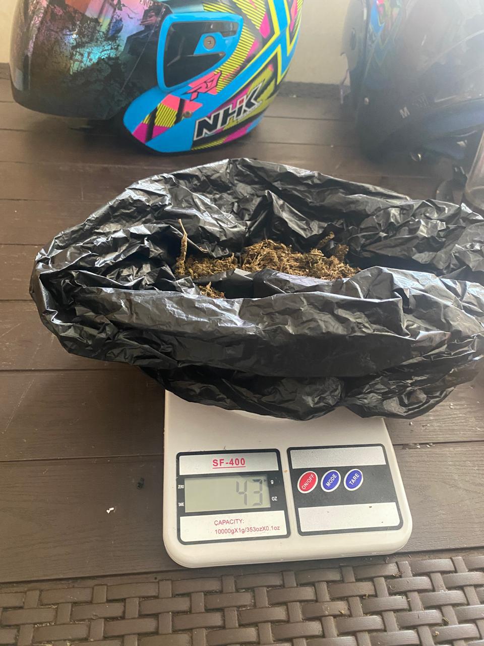 Barang bukti ganja yang gagal diselundupkan via kargo di Bandara Sentani, Papua.