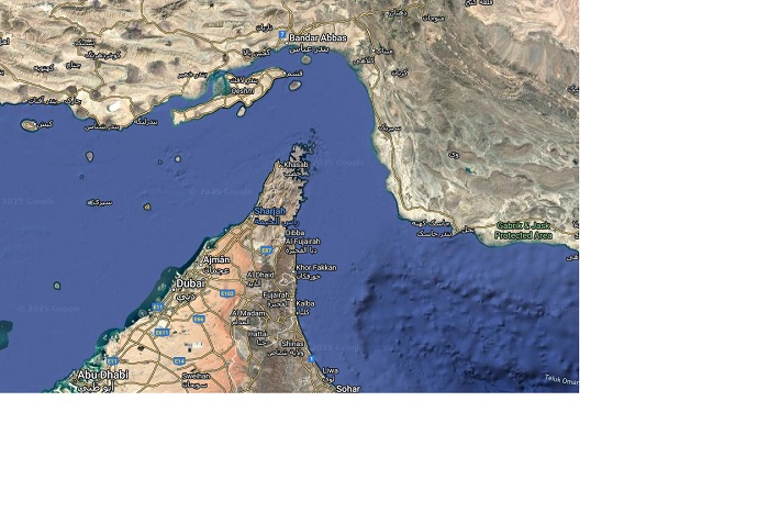 ILUSTRASI: Selat Hormuz adalah selat yang memisahkan Iran dengan Uni Emirat Arab, salah satu jalur perdagangan minyak utama dunia.