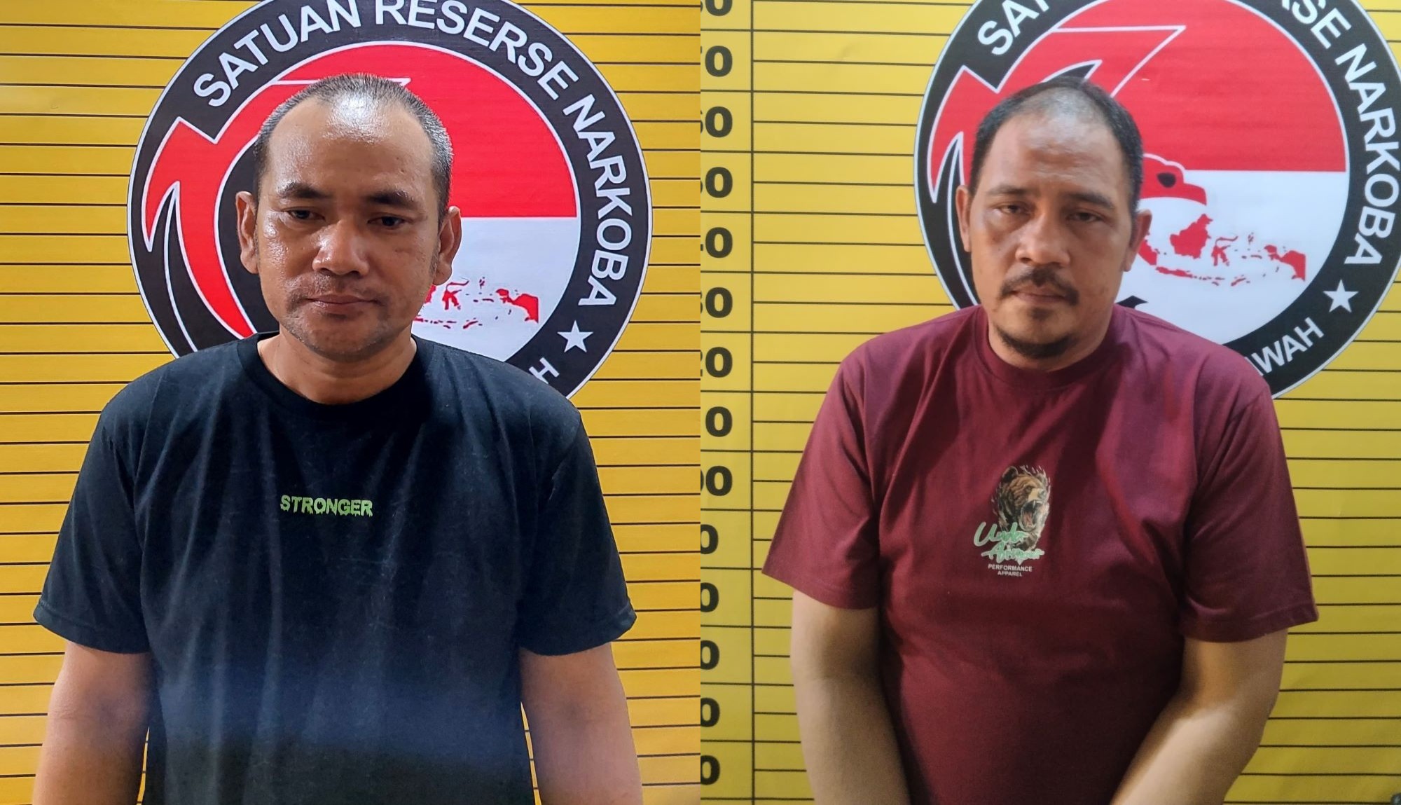 AMANKAN: Pelaku AA dan PA saat diamankan di Mapolres Mempawah