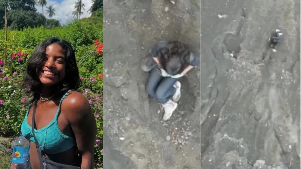 Sosok Juliana Marins WNA asal Brasil yang jatuh di Jurang Gunung Rinjani. Kondisi Juliana saat terpantau drone thermal.