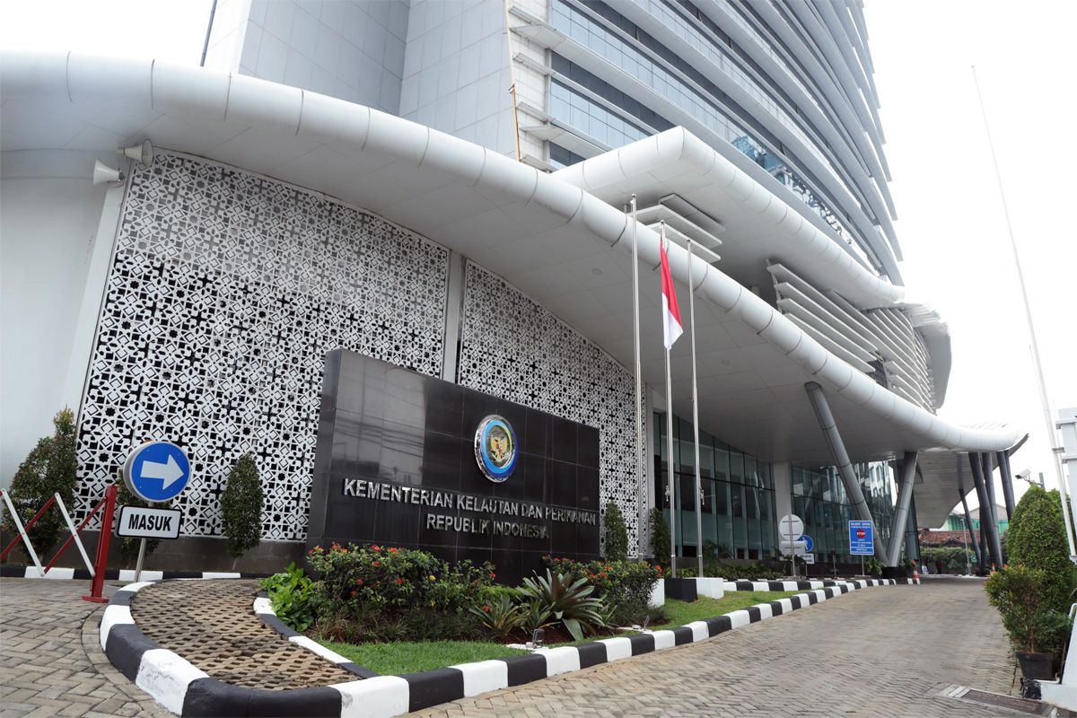 Kantor Kementerian Kelautan dan Perikanan (KKP) di Jalan Medan Merdeka Timur , Gambir, Jakarta Pusat.