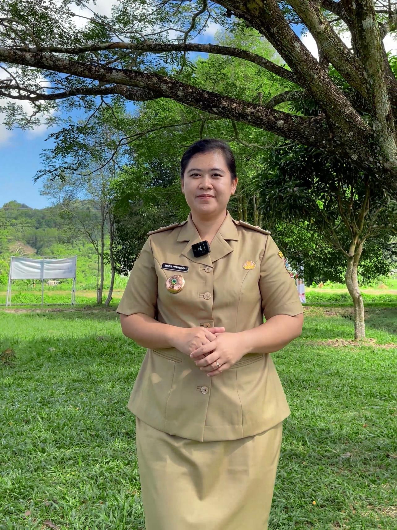 Kepala Dinas Kesehatan dan Keluarga Berencana (Dinkes KB) Kabupaten Kayong Utara, Maria Fransisca, A.S., M.A.R.S.