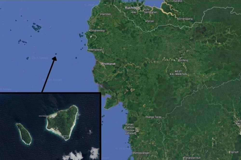 Pulau Pengekek Besar dan Pengekek Kecil, kini bukan lagi bagian dari wilayah Kabupaten Mempawah.