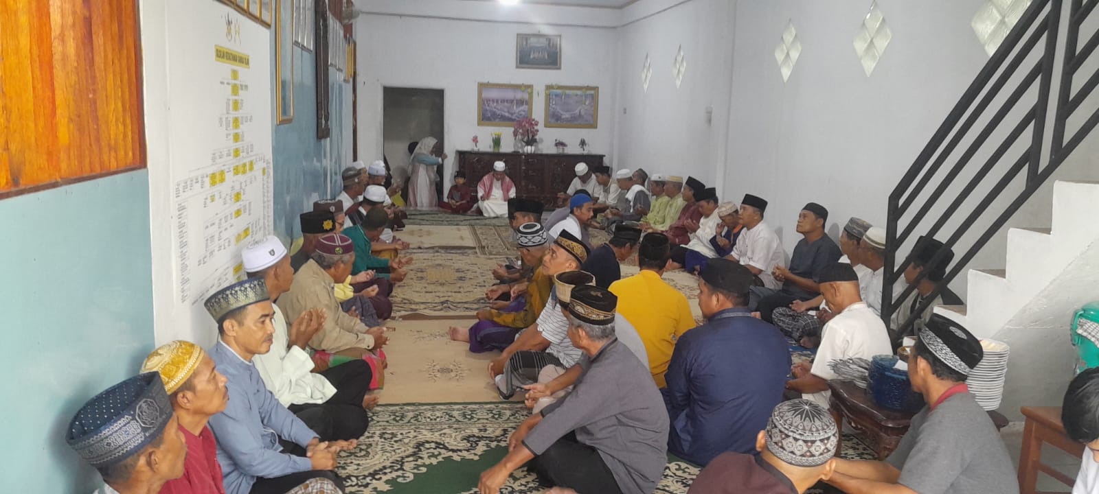 DOA: Acara doa balik haji dilakukan jemaah haji setelah tiba di kediamannya masing-masing.