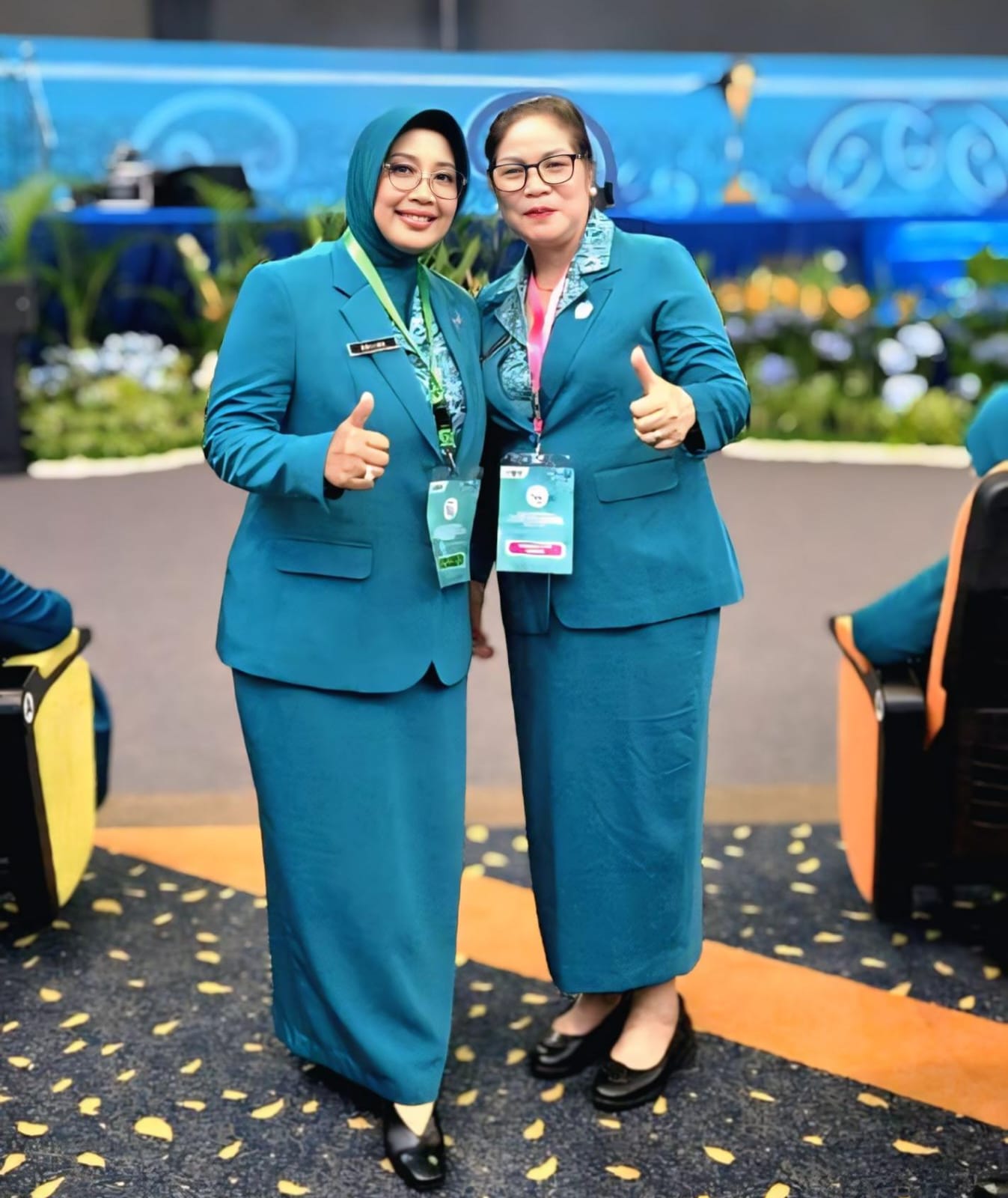 RAKERNAS: Erlina saat menghadiri Rapat Kerja Nasional (Rakernas) X Tim Penggerak PKK tahun 2025 di Samarinda.