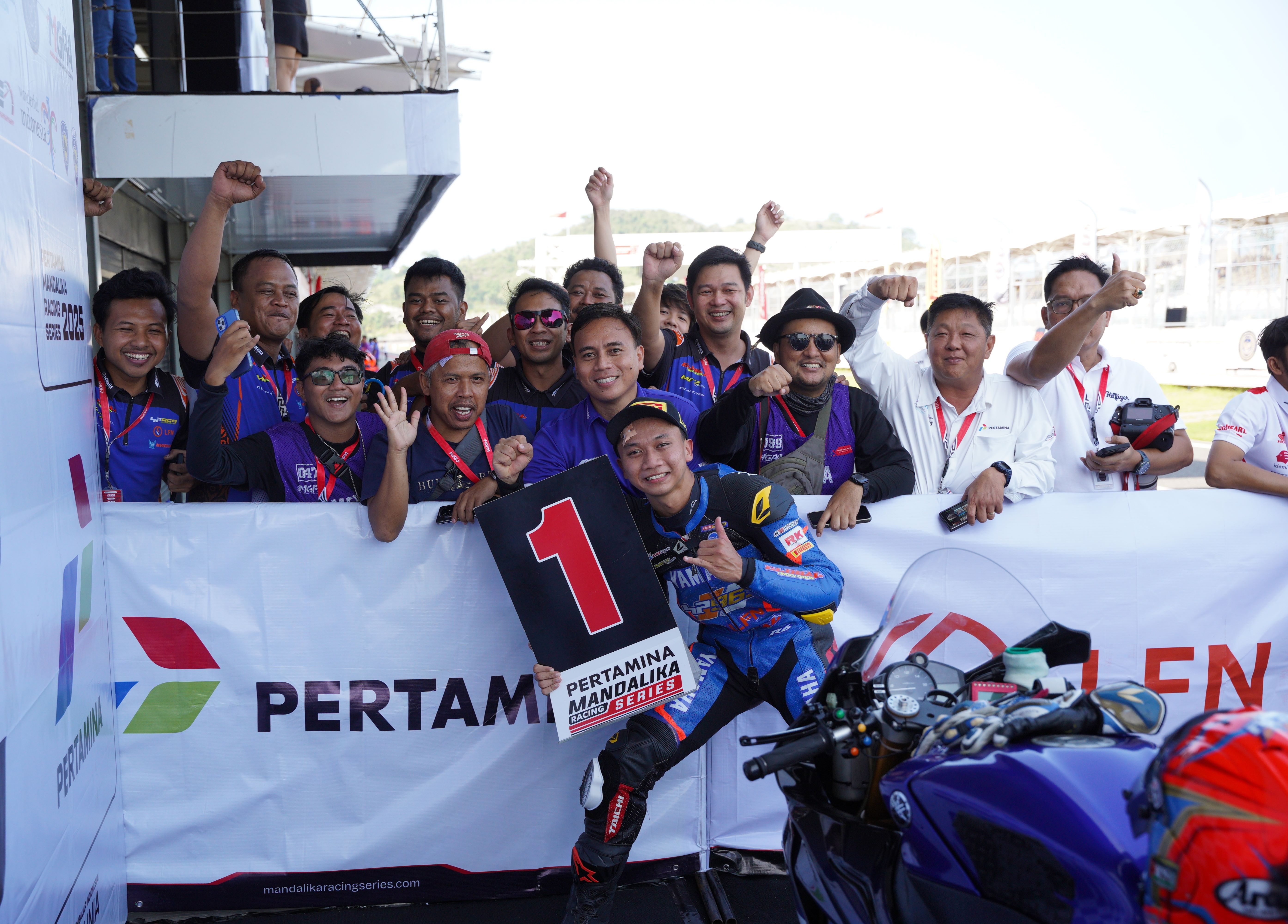 Sapu Bersih Kemenangan, Yamaha Dominasi Seri 2 Mandalika Racing Series.