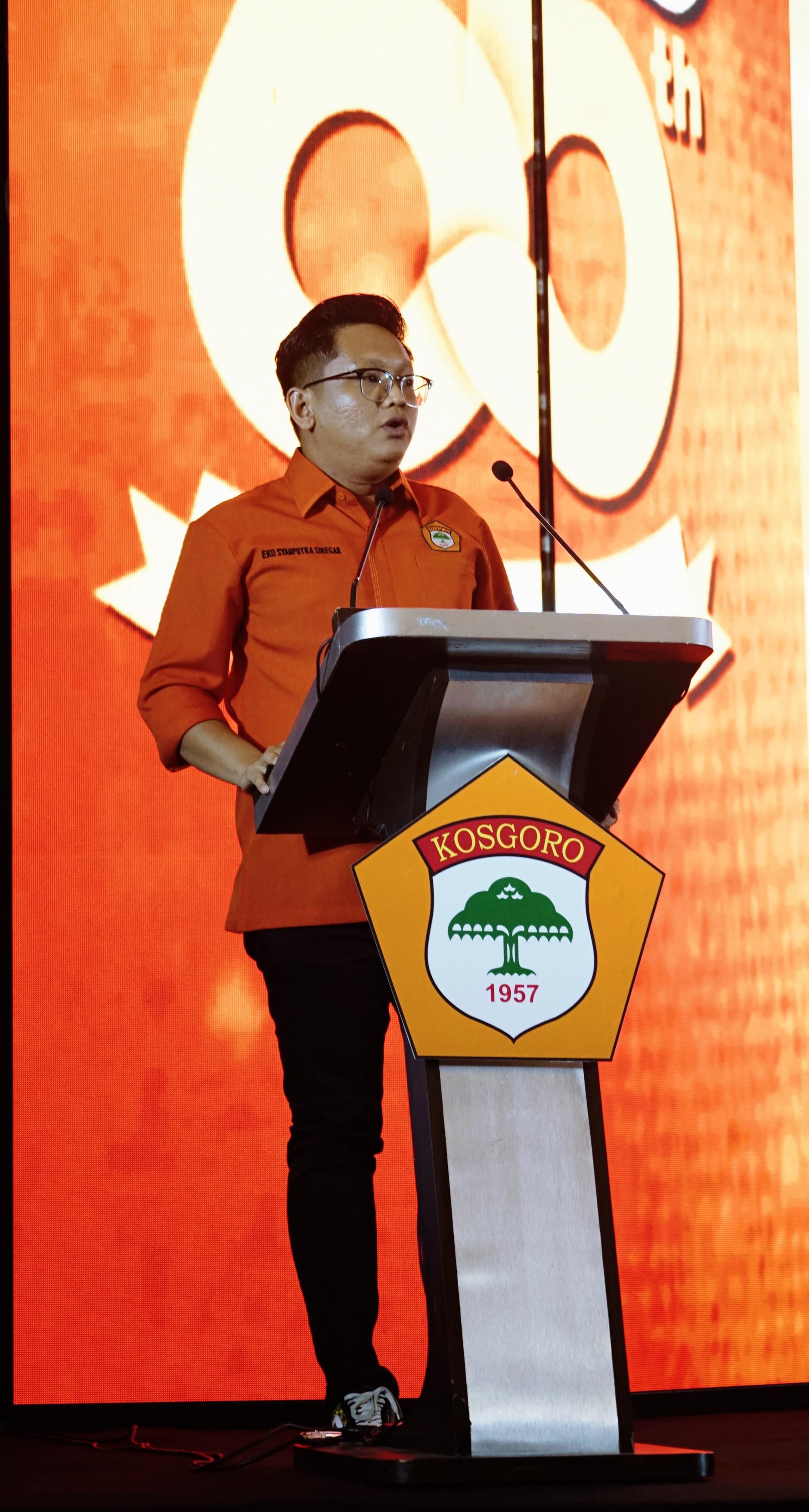 Eko Syahputra Siregar, Sekretaris Pengurus Daerah Kosgoro 1957 Kalimantan Barat.