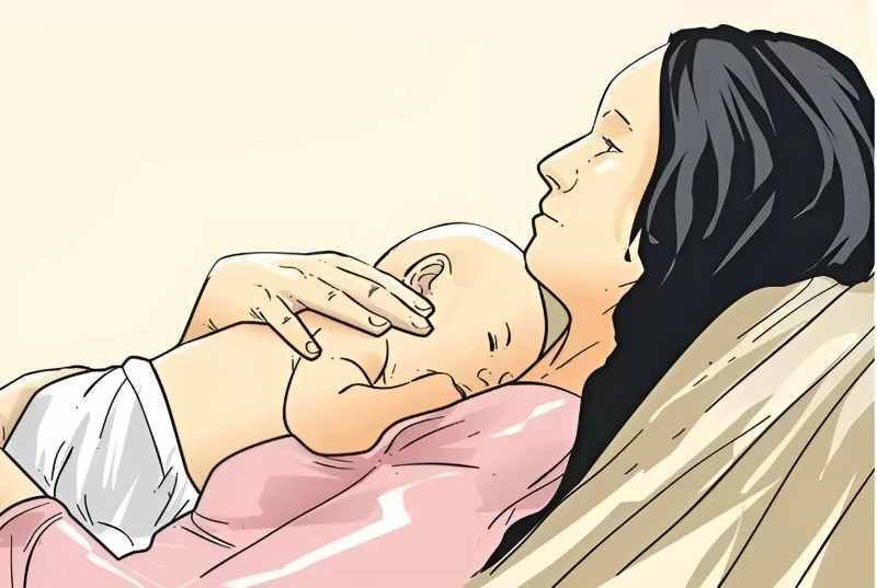 Ilustrasi kelahiran bayi.