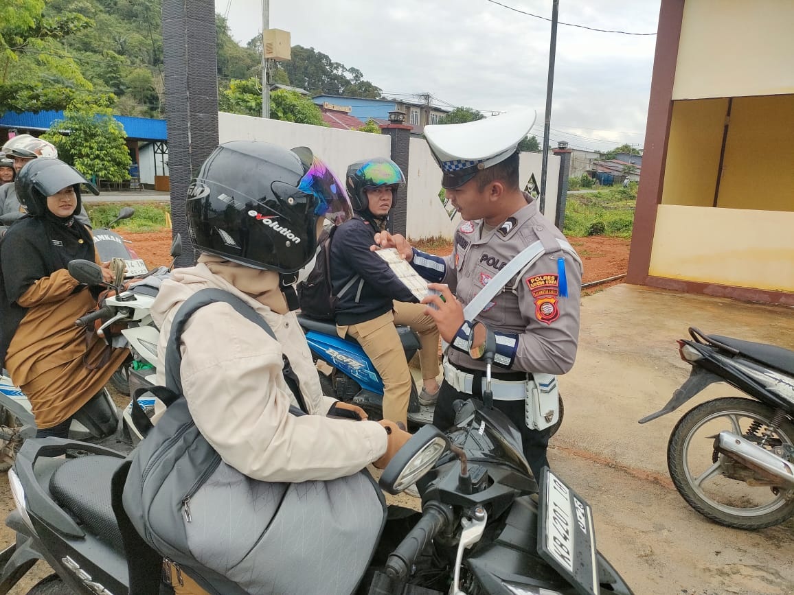 OPERASI: Kegiatan Operasi Patuh Kapuas 2025, di Kabupaten Kayong Utara.