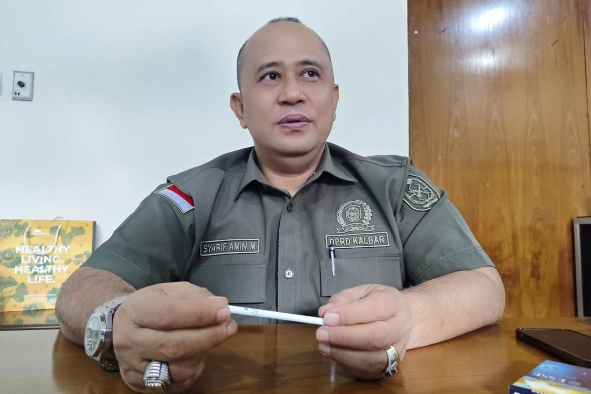 Ketua Komisi III DPRD Provinsi Kalbar, Syarif Amin Muhammad Assegaf.