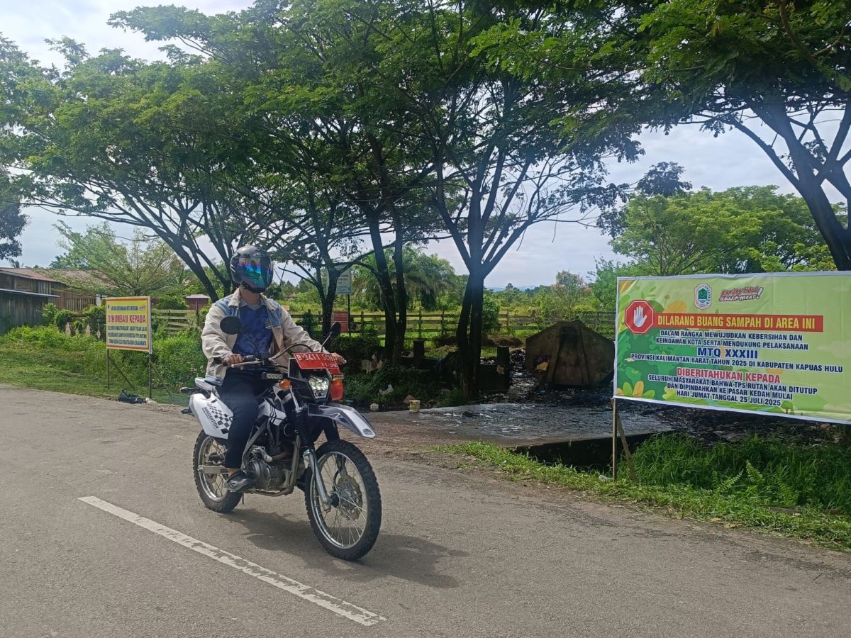 TPS yang ada di depan Rutan Putussibau ini akan dipindahkan sementara ke Pasar Kedah Jalan Pesantren Kelurahan Kedamin Hulu.