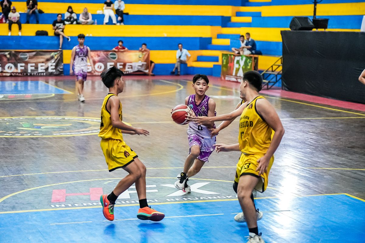 Pertandingan perebutan juara ketiga antara Viva melawan BAW di Pangdam Cup 2025 kategori KU-15.