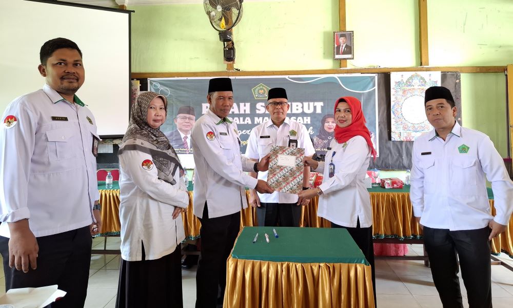PISAH: Suasana pisah sambut Kepala MTs Negeri 3 Mempawah