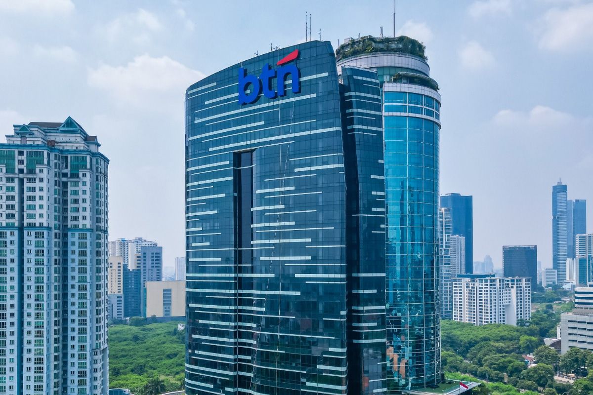 Ilustrasi Gedung Bank Tabungan Negara (BTN).