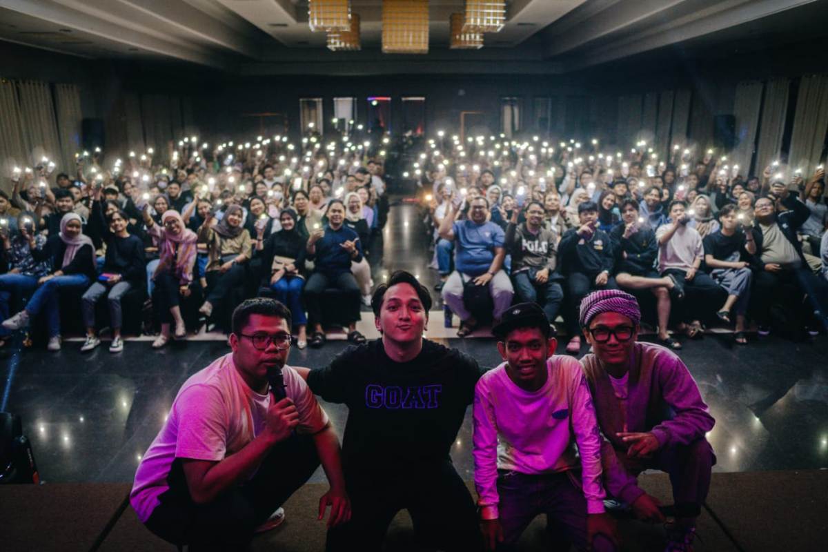 Ge Pamungkas menyapa penggemar di Pontianak, Sabtu (26/7) malam, membuka GOAT Pandemonium Tour 2025.