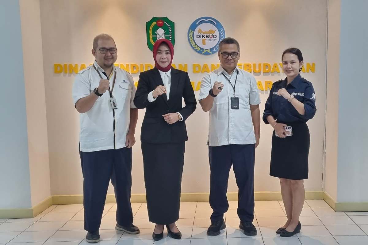 Kunjungan Universitas Terbuka (UT) Pontianak di Dinas Pendidikan dan Kebudayaan Kalimantan Barat, Senin (28/7).
