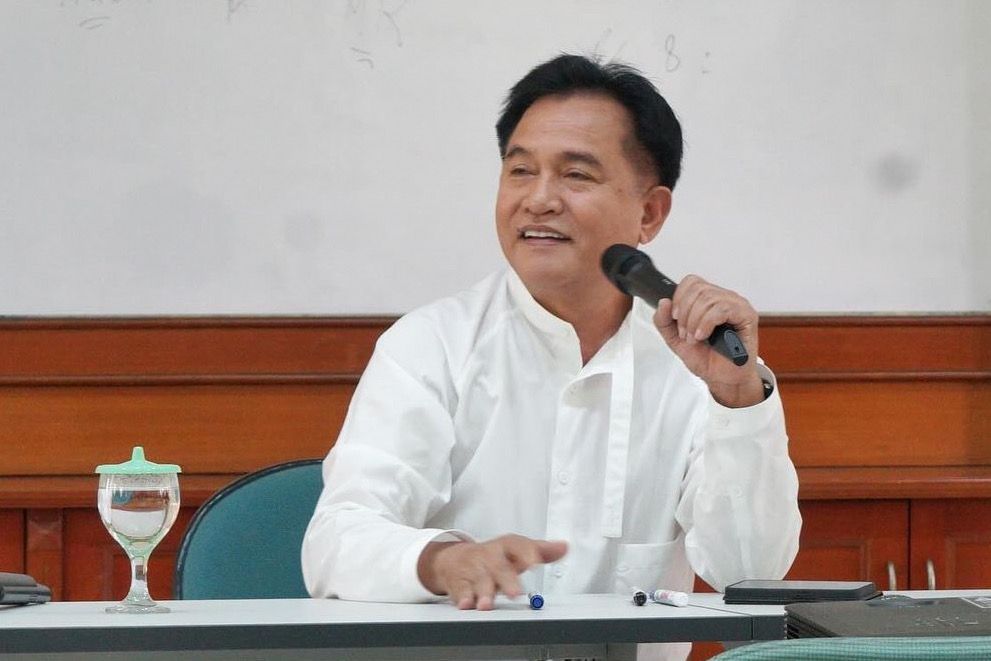 Menteri Koordinator Bidang Hukum, HAM, Imigrasi, dan Pemasyarakatan Yusril Ihza Mahendra.