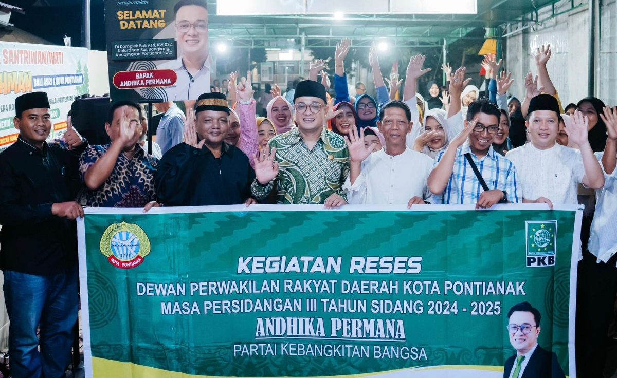 Anggota DPRD Kota Pontianak Andika Permana menggelar reses di Kelurahan Mariana Kota Pontianak.