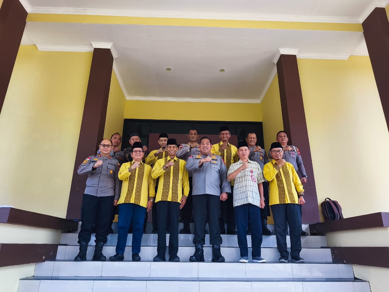 KUNJUNGAN: Silaturahmi LPTQ Kalbar ke Polres Kapuas Hulu demi suksesnya MTQ XXXIII sebagai ajang syiar dan pemersatu umat.