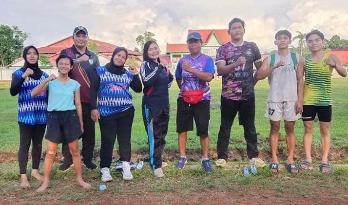 GAGAL : Atlet PASI Kapuas Hulu yang gagal berangkat Kejurda Kalbar.