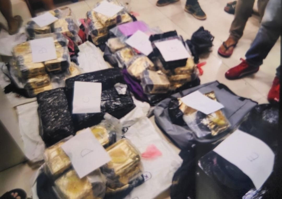 NARKOBA : Barang bukti puluhan kilo Narkoba yang diamankan di Polres Kapuas Hulu.