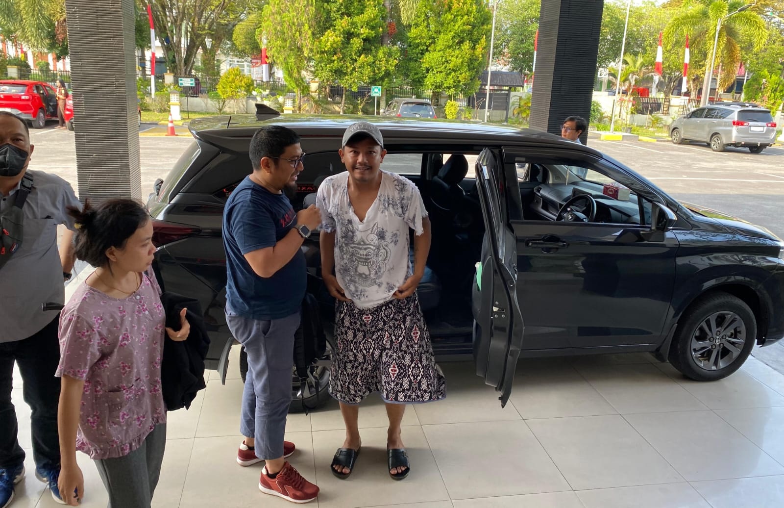 BURON : Jhon Fery Samosir terpidana kasus narkotika ini buron sejak tahun 2022 dan akhirnya ditangkap di Palangkaraya.