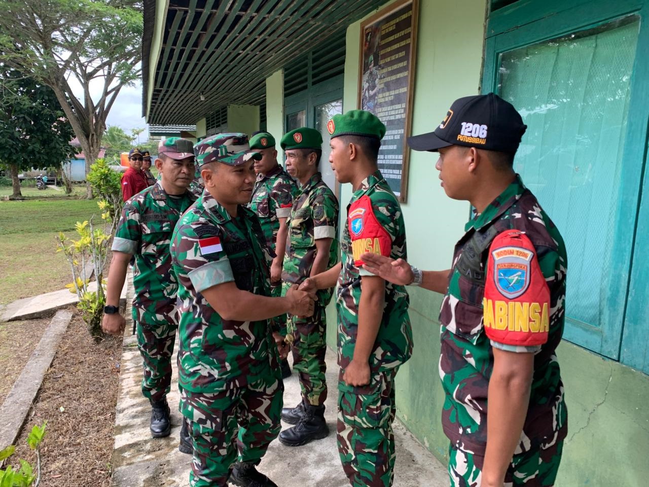 Kunjungan Dandim 1206 Psb ke Koramil jajaran.