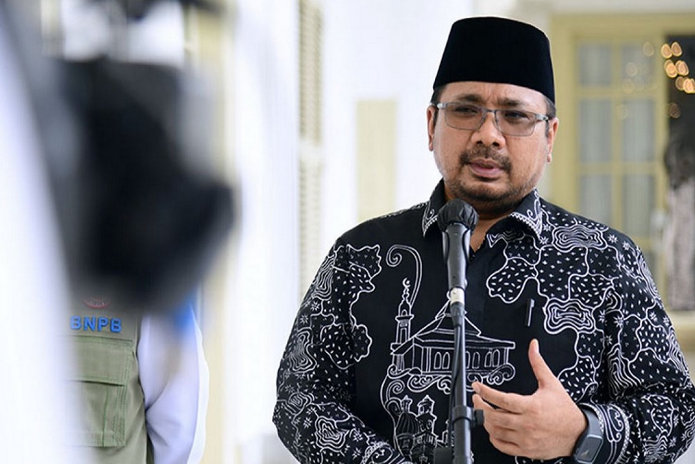 Menteri Agama (Menag) Yaqut Cholil Qoumas