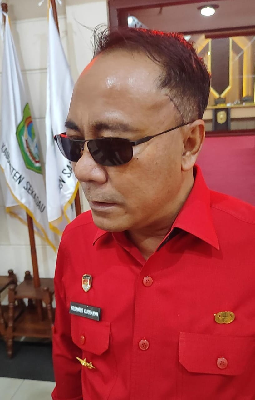 Wakil Gubernur Kalimantan Barat, Krisantus Kurniawan.