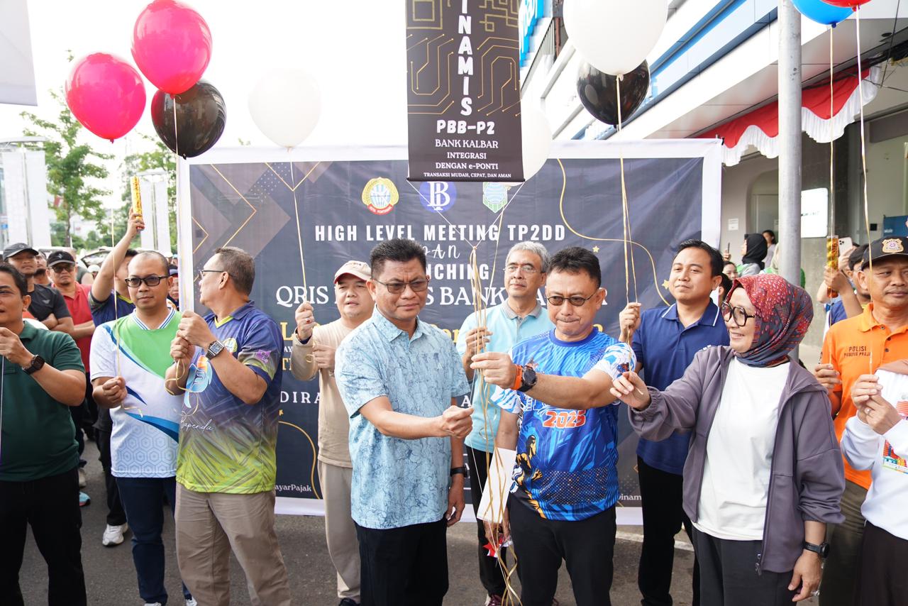 Peluncuran penerapan QRIS Dinamis di aplikasi E-PONTI, sebagai inovasi pembayaran pajak daerah secara non-tunai.