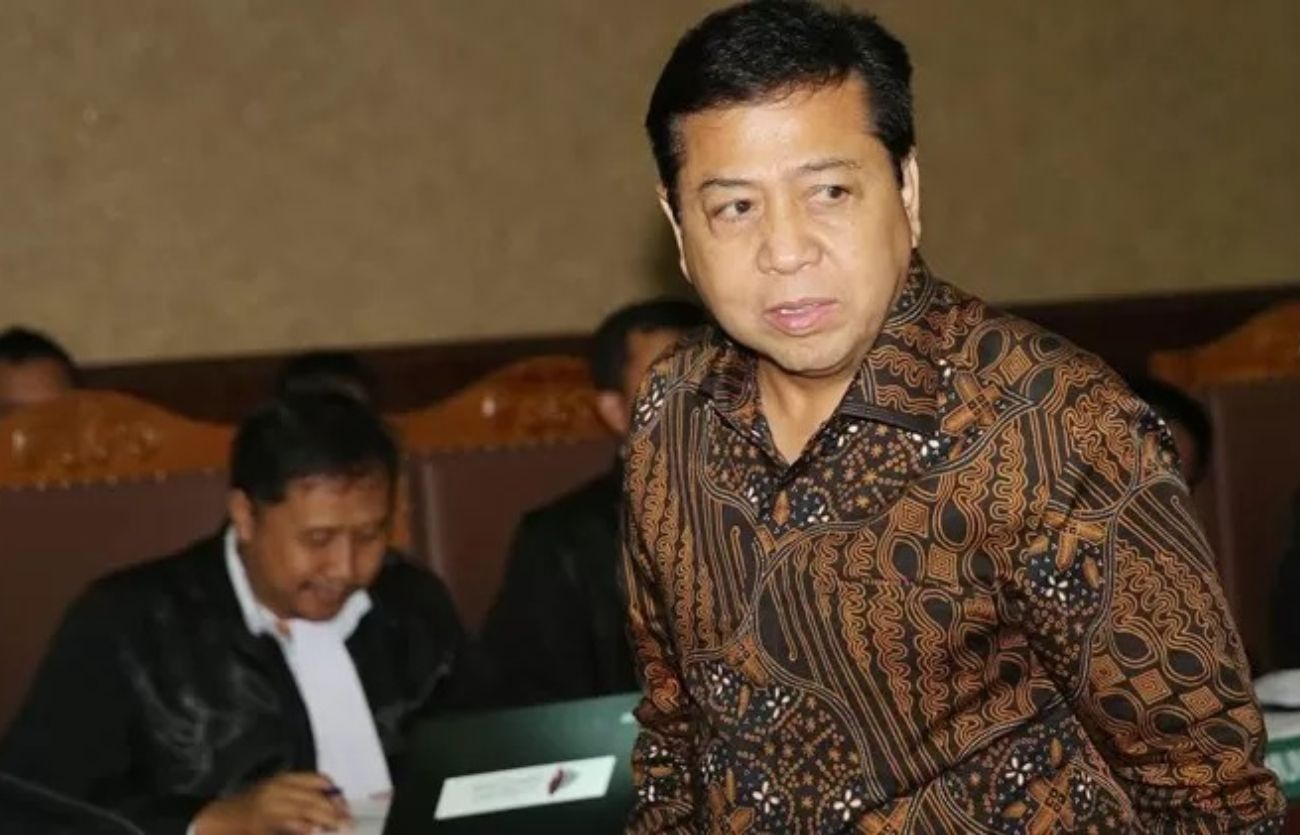 Setya Novanto resmi bebas setelah mendapatkan pembebasan bersyarat dari Lapas Sukamiskin, Bandung, Minggu (17/8/2025).