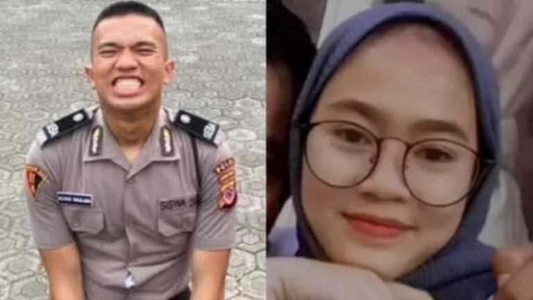Bripda Alvian Sinaga dan Putri Apriyani.