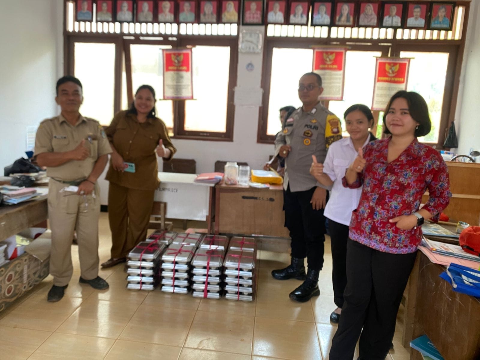 MBG : SD Negeri 48 Paloan, Kecamatan Sengah Temila resmi melaunching program makan bergizi gratis (MBG).