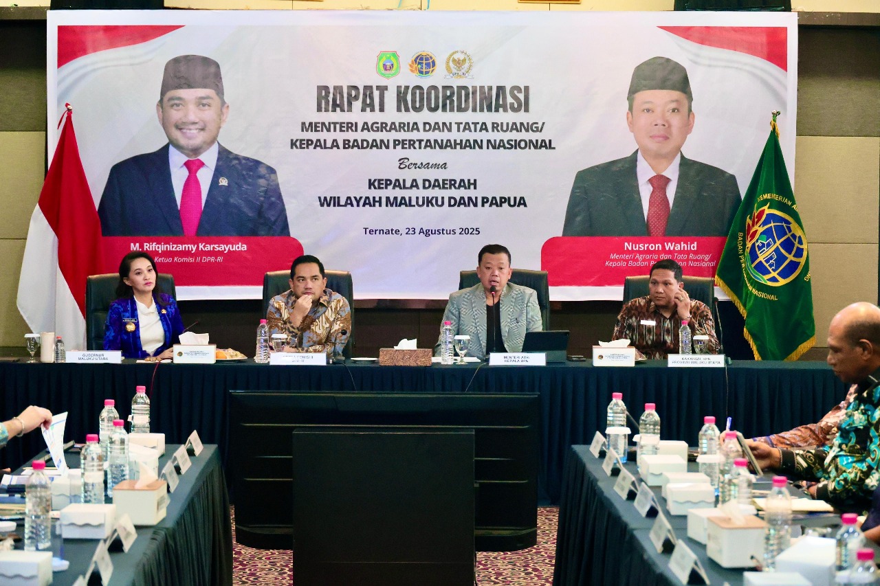 Nusron Wahid tegaskan pentingnya dukungan Pemda dalam pelaksanaan sertipikasi tanah.