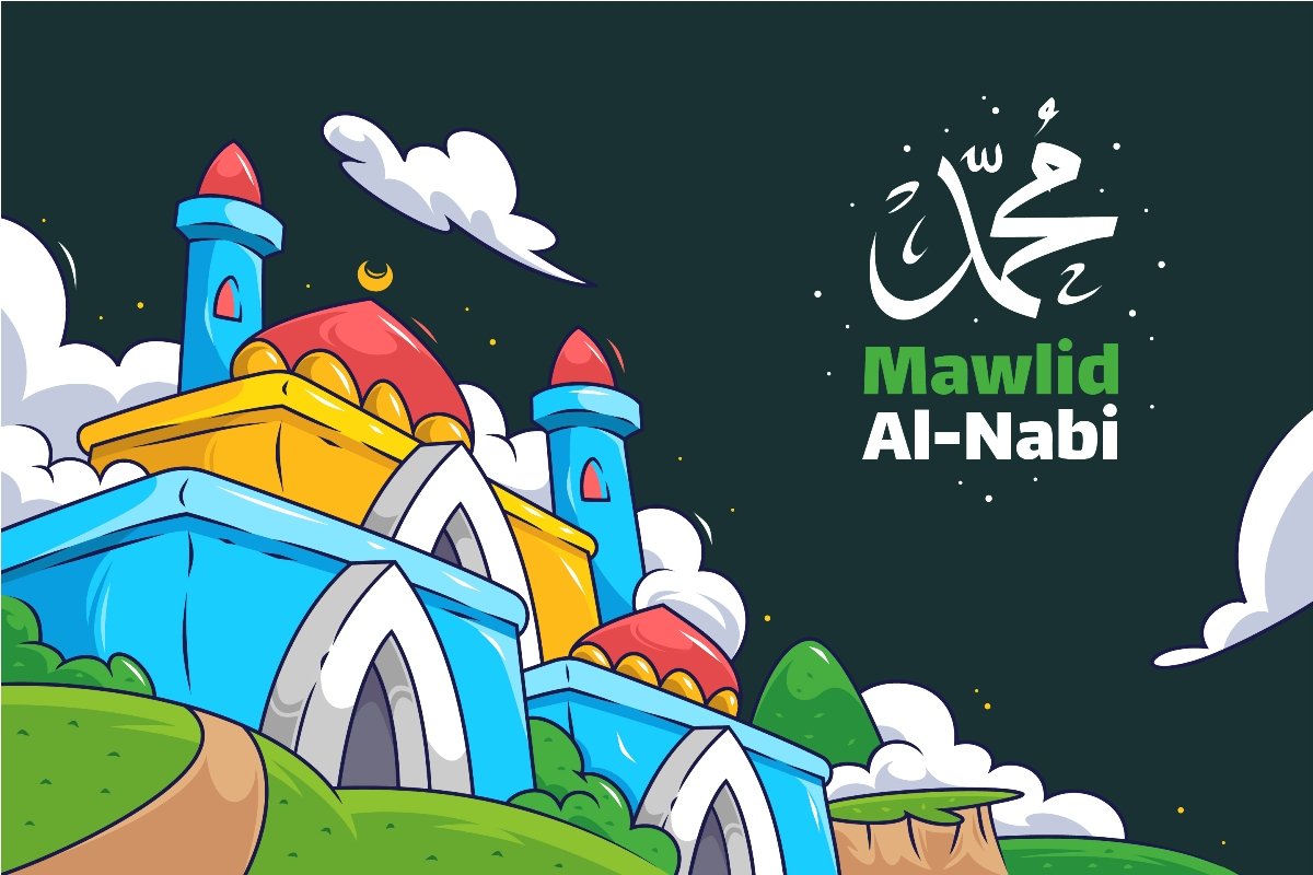Ilustrasi Rabiul Awwal, bulan kelahiran Nabi Muhammad SAW.