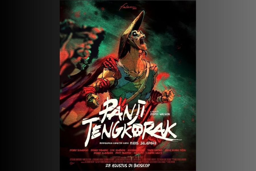 Official Poster Panji Tengkorak, film animasi adaptasi komik lawas yang bakal tayang di bioskop.