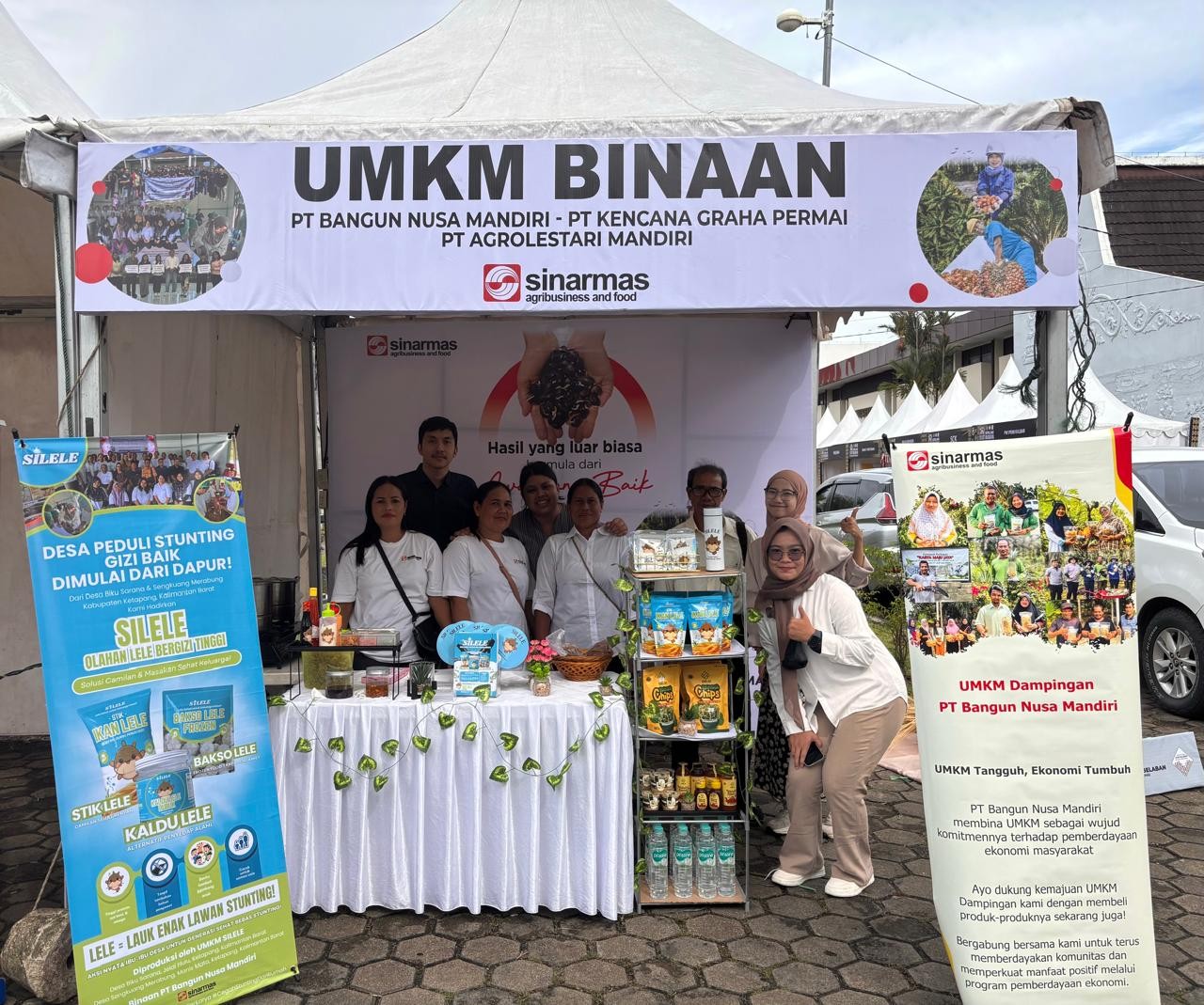UMKM Binaan PT Bangun Nusa Mandiri, PT Kencana Graha Permai, dan PT Agrolestari Mandiri Berpartisipasi dalam HUT ke-6 IJTI Kalimantan Barat