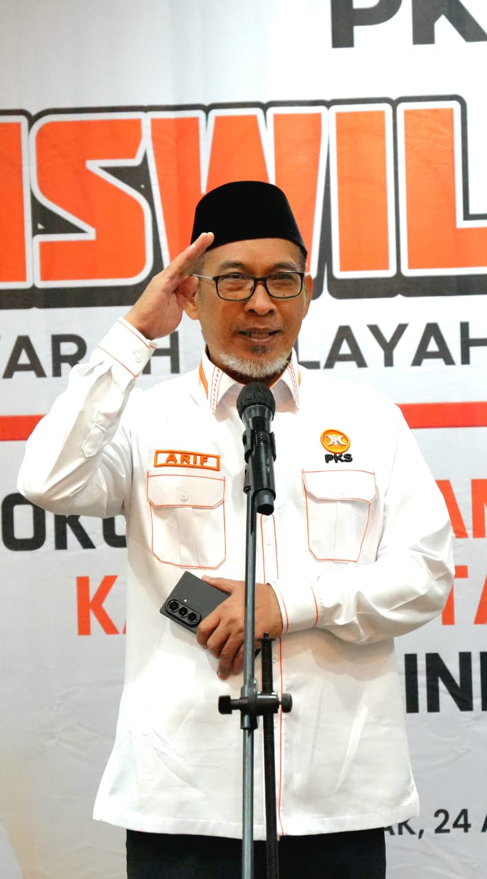 Ketua Majelis Pertimbangan Wilayah (MPW) PKS Kalbar, Arif Joni Prasetyo.