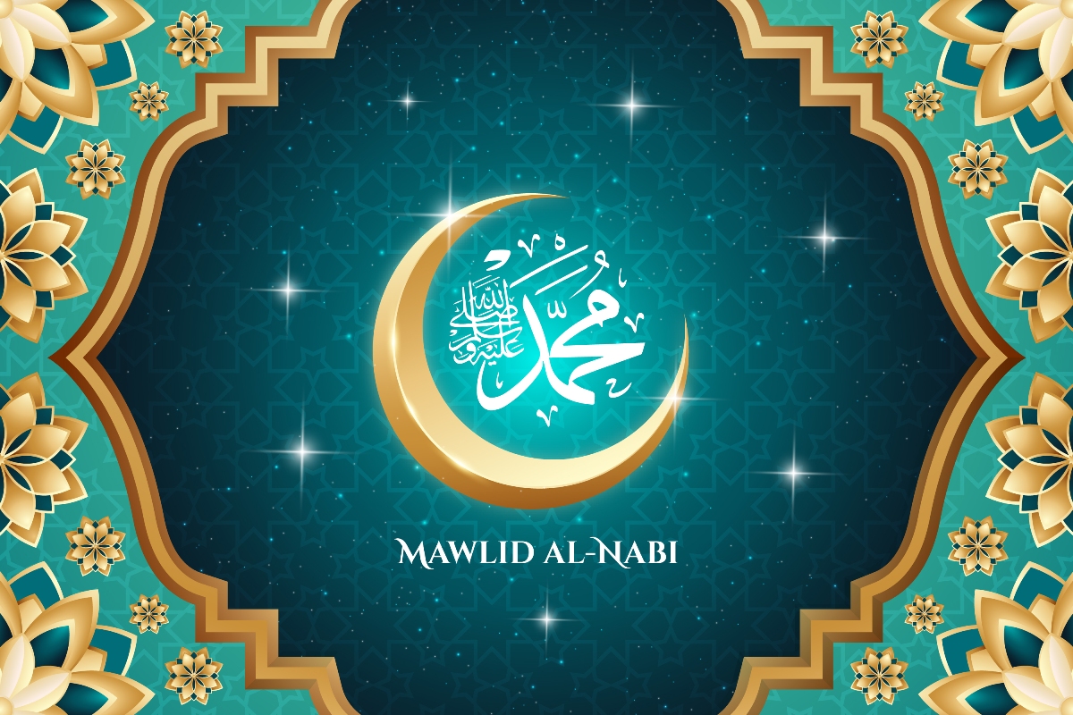 Ilustrasi maulid Nabi Muhammad SAW.