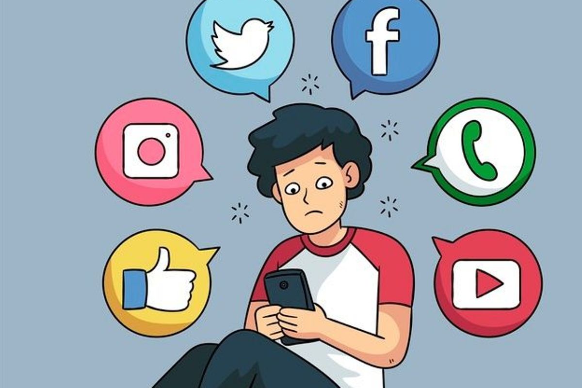 Gejala dan cara mengatasi kecemasan digital akibat pemberitaan di media sosial.