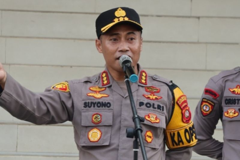 Kapolresta Pontianak, Kombes Pol Suyono.