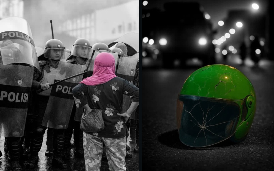 Brave pink dan Hero Green jadi lambang perlawanan warga lewat warna.