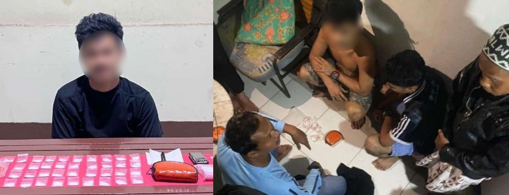 DIAMANKAN: Polsek Sekayam berhasil menggagalkan peredaran narkoba di wilayah perbatasan. Dari operasi yang digelar Jumat (5/9), polisi mengamankan MH (29) beserta 37 paket sabu siap edar.