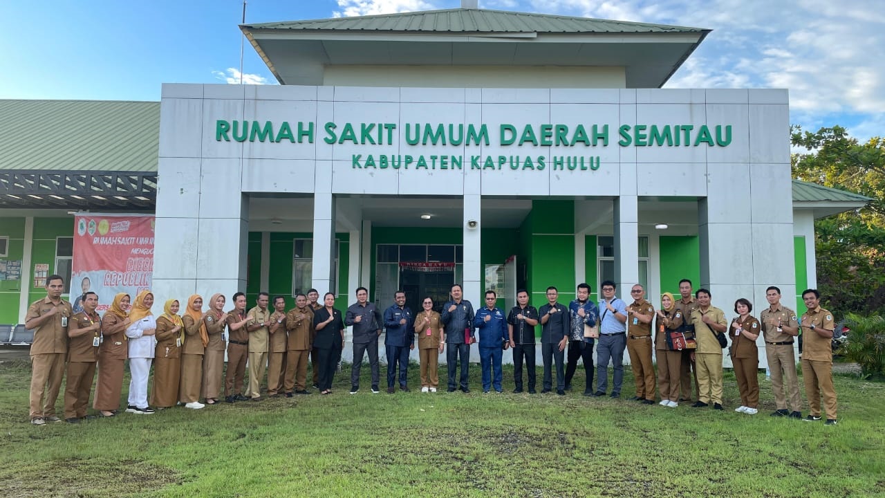 DPRD : Kunjungan kerja Komisi A DPRD Kapuas Hulu saat di rumah sakit Semitau.