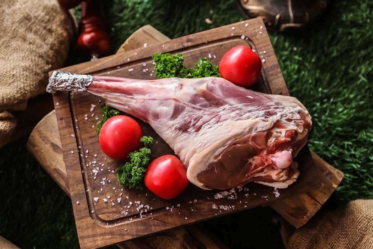 Ilustrasi daging kambing.