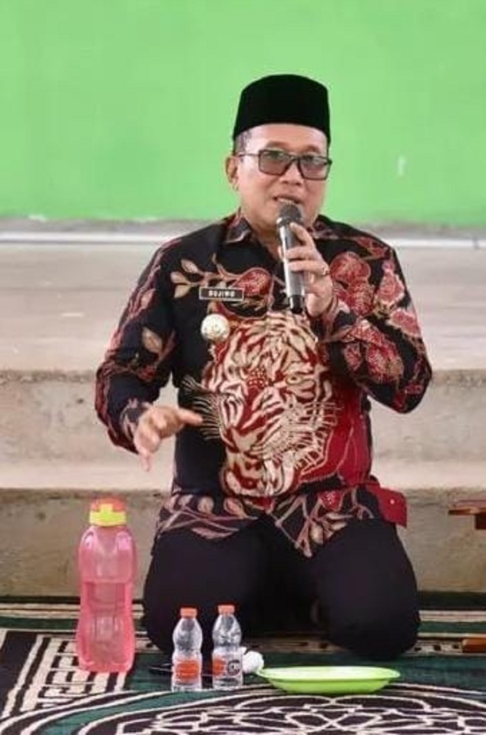 TEGASKAN: Bupati Kubu Raya Sujiwo menegaskan stok gas melon di Kubu Raya aman meski sempat terjadi antrean akibat gangguan aplikasi pembelian.