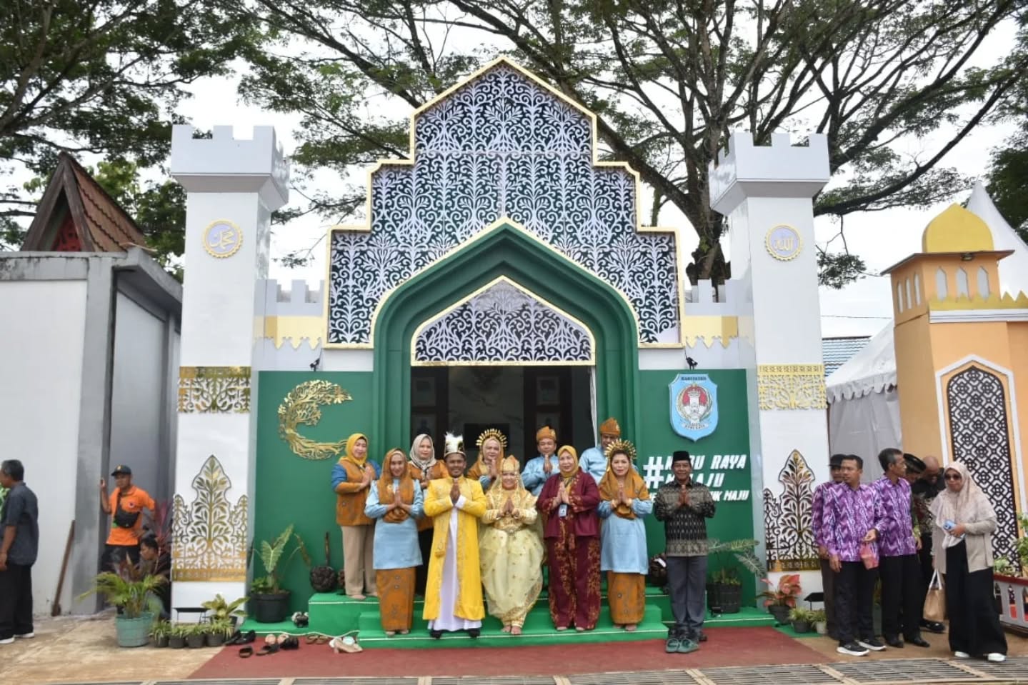 NUANSA LOKAL: Stand pameran Pemkab Kubu Raya pada Musabaqah Tilawatil Quran (MTQ) ke-33 tingkat Provinsi Kalimantan Barat di Kapuas Hulu.