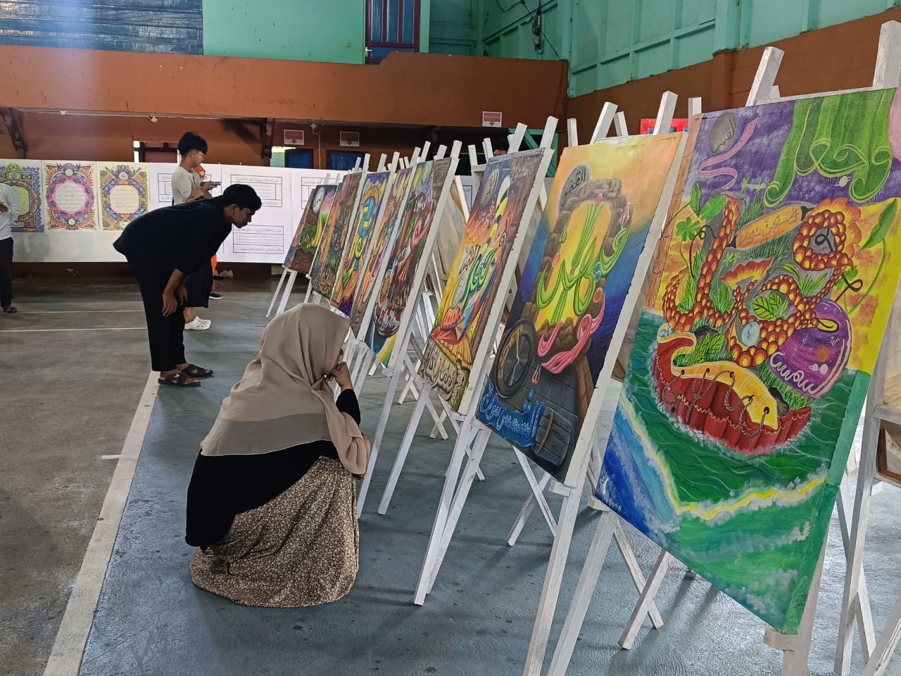 PAMERAN : Hasil lomba Khattil Qur