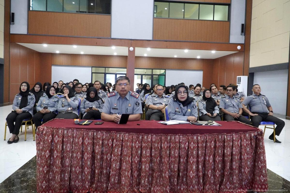 Kanwil Kemenkum Kalbar Gelar Sosialisasi Aplikasi E-Performance&nbsp;pada Senin (22/9).